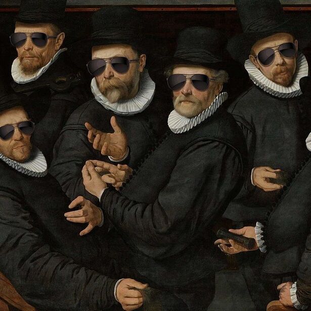 Werk aan de Muur digital art van oude meester met een twist Marja van den Hurk