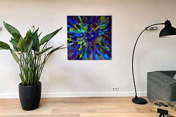 Modern kunstwerk op acrylglas van Art Heroes