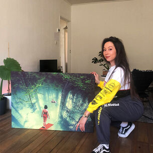 Iris Liklikuwata Irie Wata vierkant