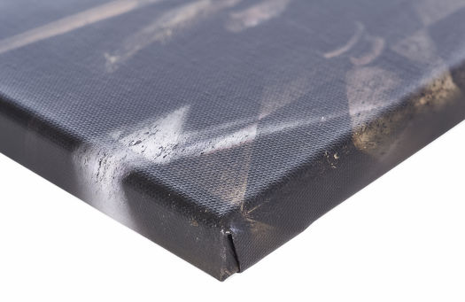 Canvas print Werk aan de Muur corner
