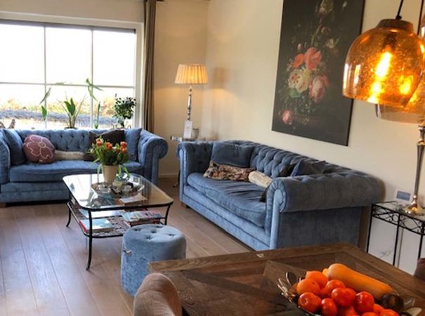 landelijke woonkamer interieur