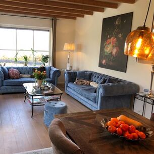 landelijke woonkamer interieur