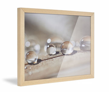 Framed photo print with natural frame Art Heroes