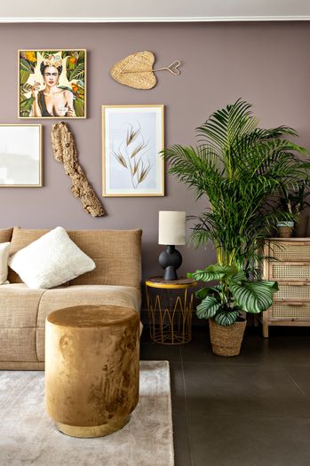 goud groene wanddecoratie