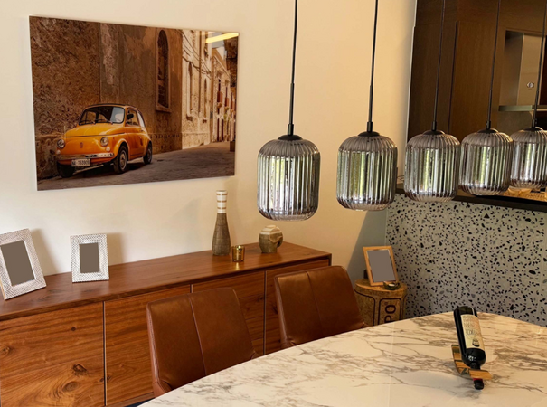 Header acryl materiaal