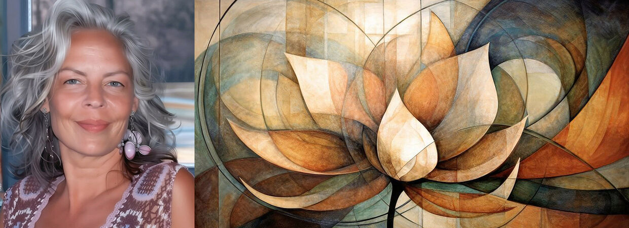 Werkaande Muur 1181776 Lotus Abstract Jacky