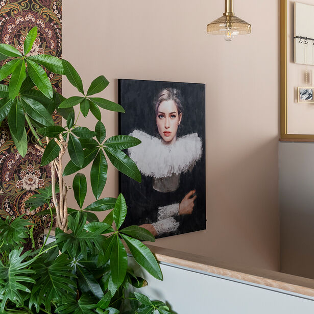 romantisch interieur met ArtFrame van werkaandemuur