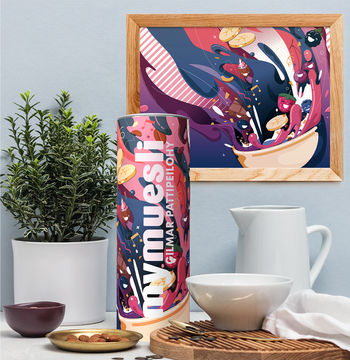 kunst van werkaandemuur bij mymuesli