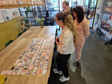 Brainstorm van Werk aan de Muur tafelboek pagina's