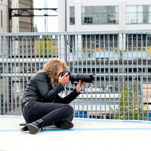 Foto van fotograaf Lindsey aan het werk