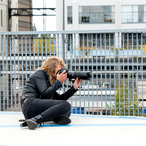 Foto van fotograaf Lindsey aan het werk