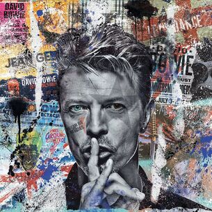 portret schilderij david bowie