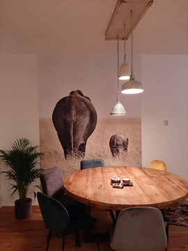 elephant wallpaper art