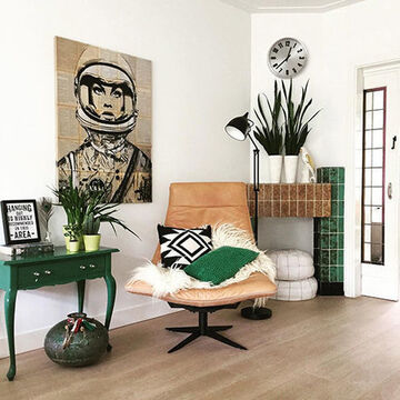 kunstWerk aan de Muur in zithoek