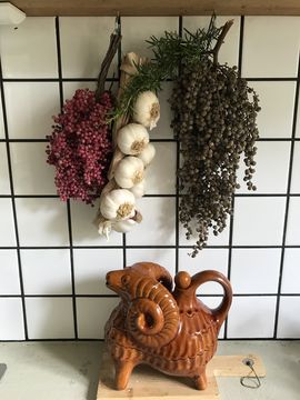 Landelijk wonen keuken accessoires Werk aan de Muur