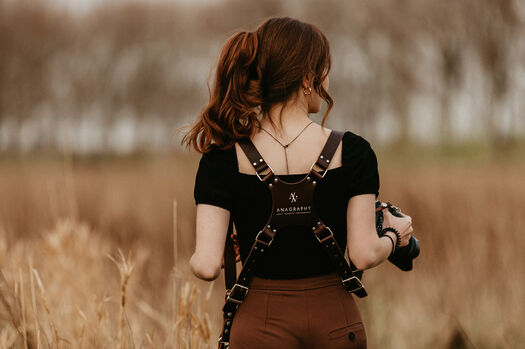 Leren camera strap van The Hantler