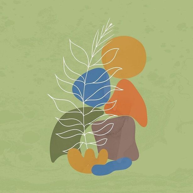 Groen Abstract kunstwerk van Tanja Udelhofen