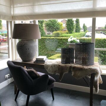 Zithoek landelijk wonen Werk aan de Muur