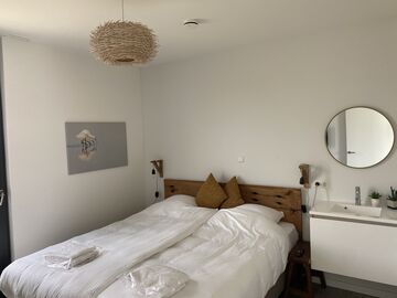 Kunst slaapkamer vakantiehuis Werk aan de Muur