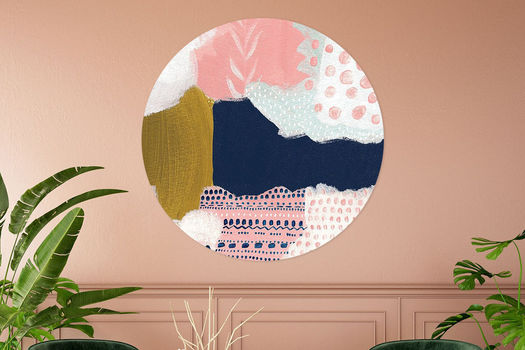 Round artwork Art Heroes Abstract