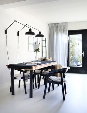 Sanne interieur Scandinavisch Werk aan de Muur eetkamer