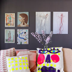 Weer verliefd op je Huis Make-over Schagen - Ontdek de gallery wall met kleurrijke kunst