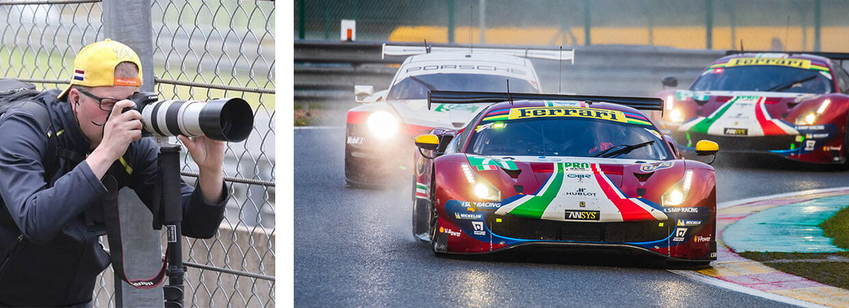 Interview met beeldmaker Richard Kortland, foto's van autoraces