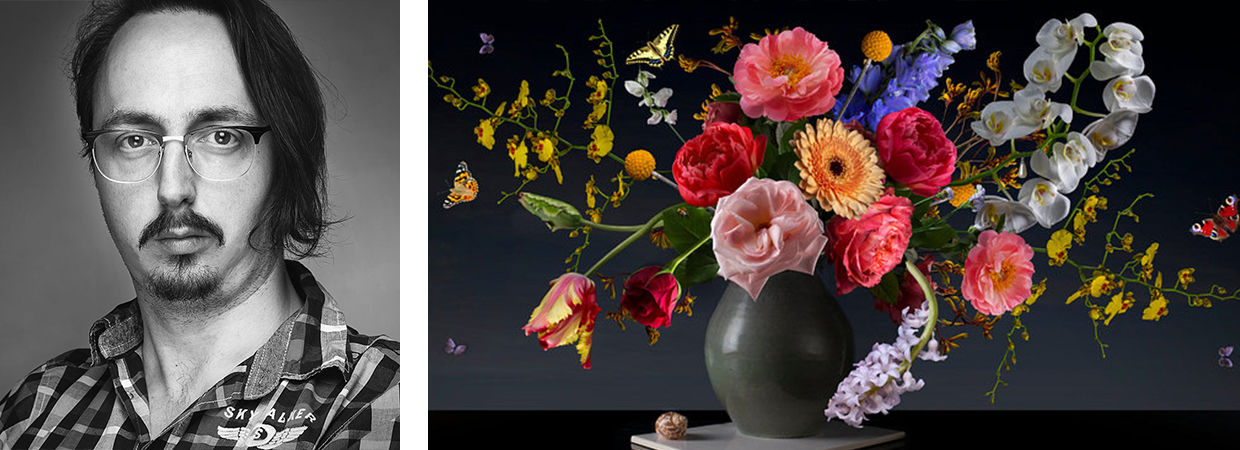 Interview met de beeldmaker, de nieuwe meester in bloemstillevens