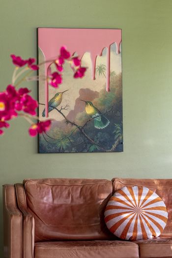 Bold romance interior style couch
