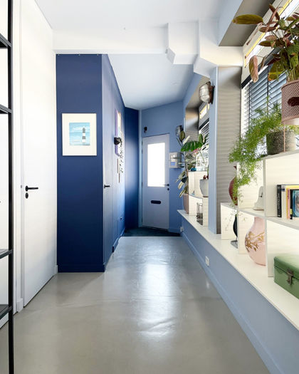Colourful hallway