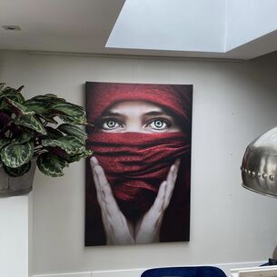 Viva Magenta wanddecoratie