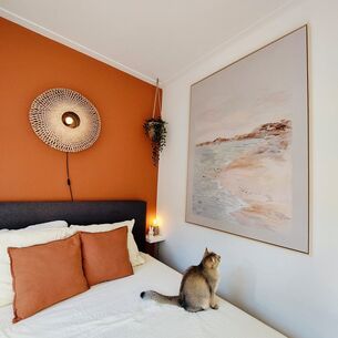 Prachtige kunst Werk aan de Muur in slaapkamer