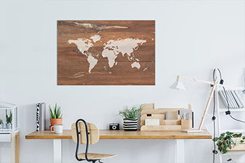 Workspace wall decoration Art Heroes