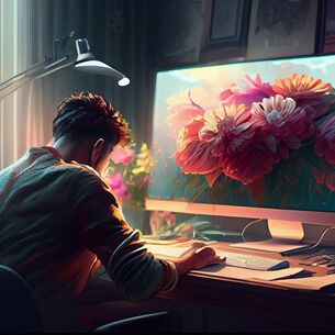 But First Framing Beeldmaker vierkant