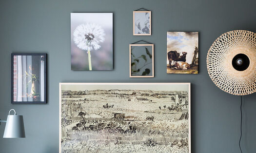 Art wall at home