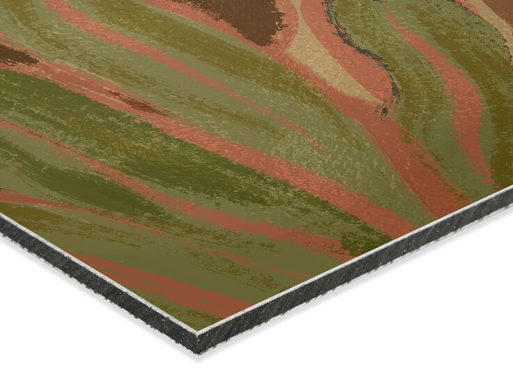 Dibond detail glossy