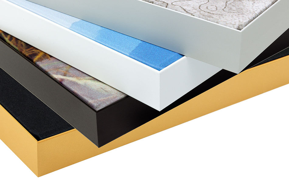 ArtFrame: Close-up of the aluminium frames