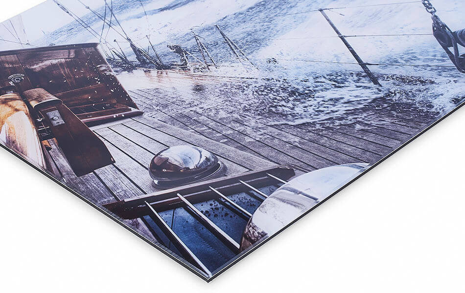 Acrylglas: Das Material ist aus der Vogelperspektive